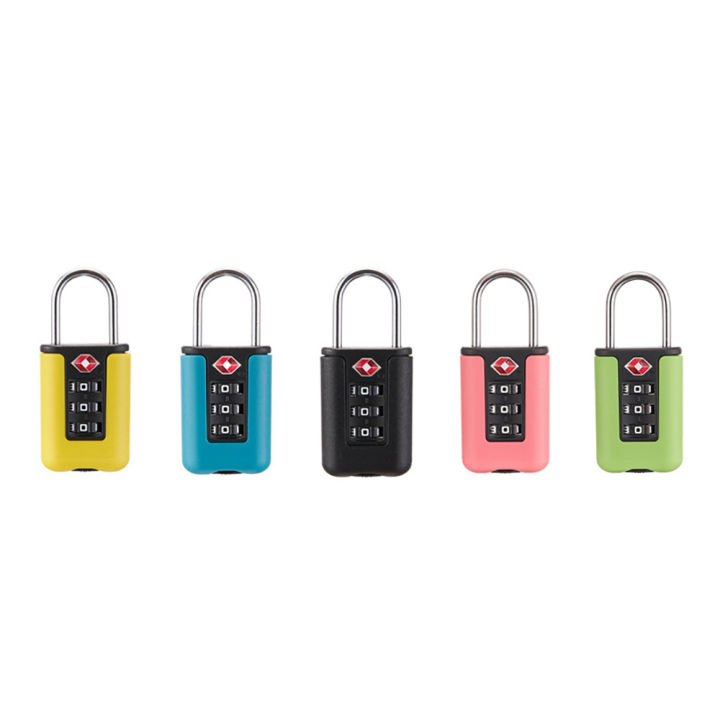 TSA%20Customs%20Code%20Lock%20for%20Travel%20Luggage%20Password%20Changeable%20black%20Lock%20Contrast%20Design%20Padlock%203%20Digit%20Combination%20Lock%20-%20Image%205