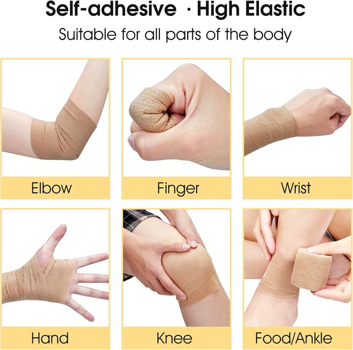 Sports%20Bandage%20Elastic%20Elastoplast%20Self%20Adhesive%20Tape%20Protect%20Wrist%20Palm%20Finger%20Arm%20Shoulder%20Knee%20Ankle%20Pets%20Leg%20Tattoo%20Safety%20-%20Image%203