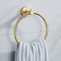 Bathroom Towel Ring Hook Hardware Accessories Storage Holder 304 Stainless Steel Hand Towel Holder Modern Round Towel Hanger.
