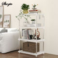 1PC Multi-Level Storage Rack For Kitchen And Bathroom, Snack Storage Rack For Floor In The Living Area. 