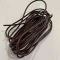 5 Yards Retro High Quality Genuine Leather Cord Round/Flat Strand Cow Leather Rope Fit Necklace Bracelets DIY Jewelry.