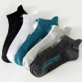 Men Summer Cotton Socks Sweat-Absorbent Odor-Resistant Short Tube Boat Pull-Up Mesh Short Socks Breathable Sports Cotton. 