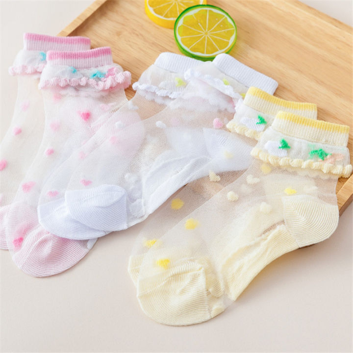 5%20Pairs/Lot%20Girls%20Socks%20Summer%20Breathable%20Children%20Short%20Ankle%20Socks%20For%201-12%20Years%20Kids%20Soft%20Cotton%20Lace%20Princess%20Mesh%20Socks%20-%20Image%204