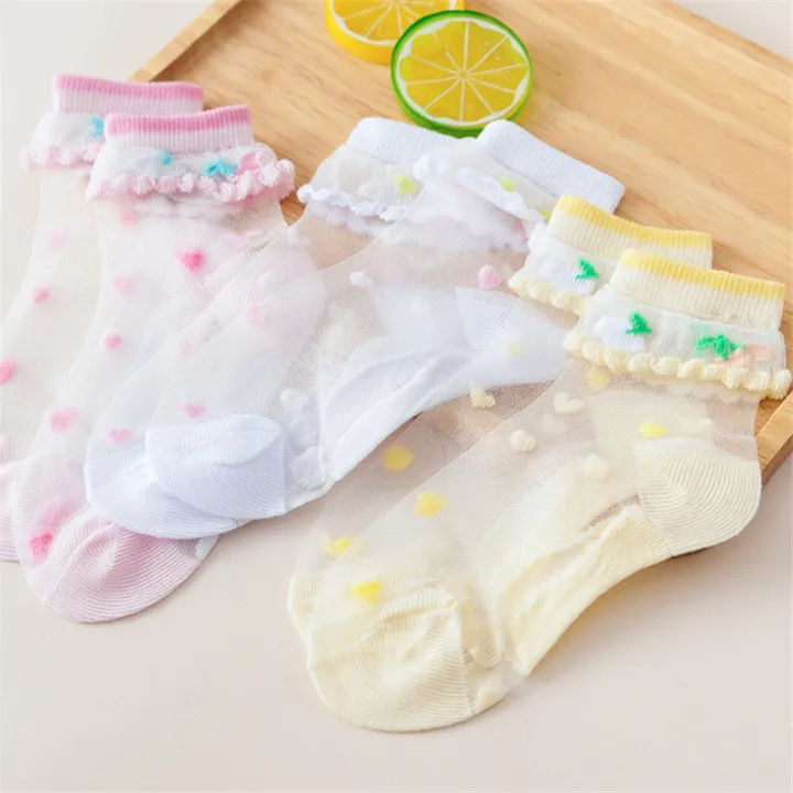 5%20Pairs/Lot%20Girls%20Socks%20Summer%20Breathable%20Children%20Short%20Ankle%20Socks%20For%201-12%20Years%20Kids%20Soft%20Cotton%20Lace%20Princess%20Mesh%20Socks%20-%20Image%204