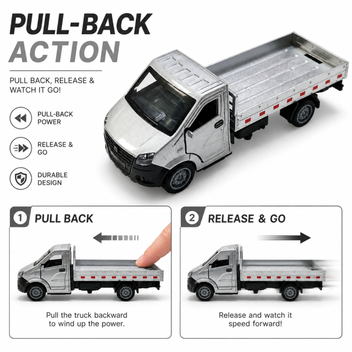 (Bagged)%201/34%20Scale%20Alloy%20Pullback%20Three-Door%20Truck,%20Stylish%20Design,%20Can%20Carry%20Cargo,%20Boy's%20Toy,%20Die-Cast%20Metal.%20-%20Image%204