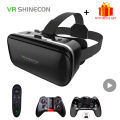 VR Shinecon 6.0 Casque Virtual Reality Glasses 3 D 3d Goggles Headset Helmet For iPhone Android Smartphone Smart Phone Viar Lens.