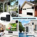 Herdio 3.5‘’ Outdoor Speakers Passive Wired Waterproof 200W 3 Way Premium Mountable Wall Mount Speakers With Superior Sound 2PCS. 