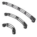 Aluminum Alloy Helmet Arm Extension Curved Pole Selfie Stick Tripod Adapter for Hero 13 12 Insta360 YI Action 3 Camera.
