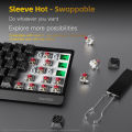 Ajazz NK68 V2 68-Key Wired Mechanical Keyboard with Magnetic Switches, Suitable for Gaming, Hot-Swappable.
