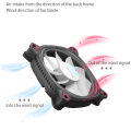 Aigo Z12 Computer Case Fan Reverse Ventoinha PC 120mm Rgb Fan Cooler 4pin PWM CPU Cooling Fan 3pin5v Argb 12cm Ventilador. 