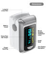 HealthTree Finger Pulse Oximeter Blood Oxygen Saturation SpO2 PI Oximetro De Dedo Pulsioximetro Oxymeter Bluetooth APP Control. 