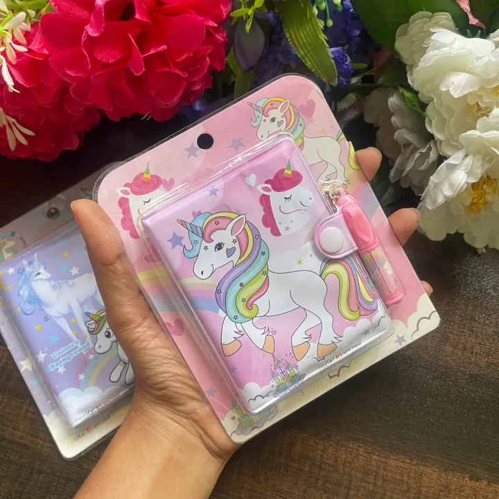 Unicorn%20Diary%20with%20Pen%20for%20kids,%20Pocket%20style%20mini%20diary,%20Autograph%20diary%20-%20Image%202