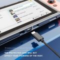 3 in 1 TPU Transparent Protective Case Compatible with Nintendo Switch Joypad Cover Shell Frame Protector NS Console Accessories. 