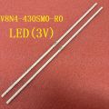 28LED(3V) LED Strip(2)for Samsung UE43NU7470 UE43RU7410U UE43RU7025K UE43RU7400 V8N4-430SM0-R0 BN96-46053A CY-NR043HGHV1V. 
