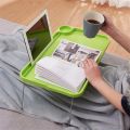 Foldable Laptop Bed Table Lap Desk Portable Multi-Function Stable Tray Dining Table With Cup Slots Household  And Dormitory. 