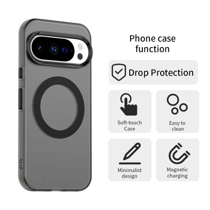 Magnetic%20Wireless%20Charging%20Case%20For%20Google%20Pixel%209%2010%20Pro%20XL%209A%208A%208Pro%209Pro%20Cover%20Candy%20Colors%20Transparent%20Back%20Shell%20Coque%20-%20Image%205