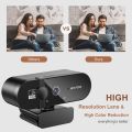 4K Webcam 1080P Mini Camera 2K Full HD Webcam with Microphone 30fps USB Web Cam for Auto Focus PC Laptop Video Shooting Camera. 