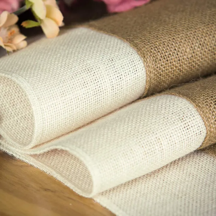 Burlap%20Table%20Runner%20Long%20Farmhouse%20Table%20Runner%20Jute%20Runner%20Woven%20Fabric%20Light%20Colour%20Edge%20-%20Image%205