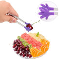 Mini Tong Silicone Hand Shape Food Tongs Stainless Steel Kitchen Tongs for Serving Food Ice Cube Fruits Sugar Barbecue BBQ.