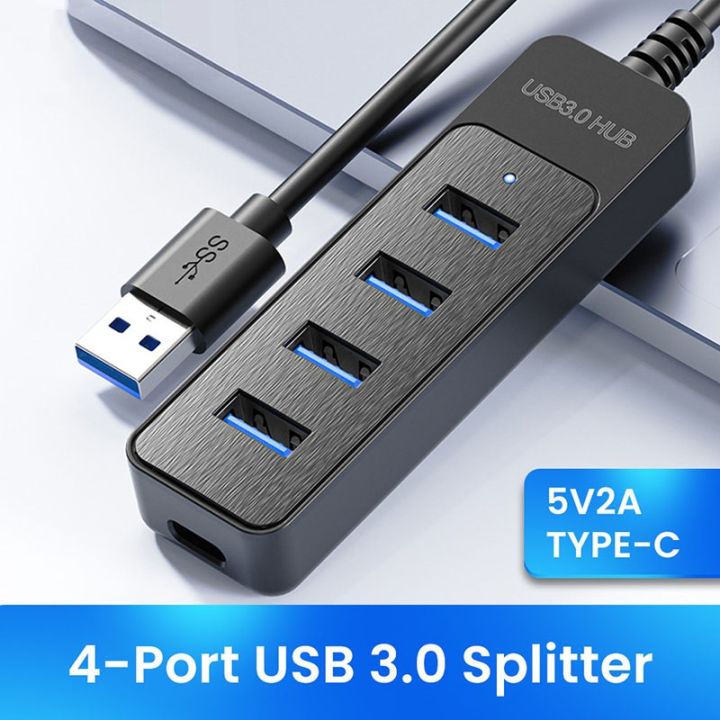 Multi Usb Adapter For Computer USB 3.0 Power Adapter 4 Port Multi USB Splitter Hub USB Hub 2.0 Type C ...