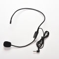 Portable Head-mounted Headset Microphone Wired 3.5mm Plug Guide Lecture Speech Headset Mic For Teaching Meeting.