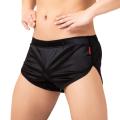 Mens Pajamas Boxer Shorts Smooth Silk Underwear Men Sleep Bottoms Homewear Lounge Shorts Male Panties Boxers.