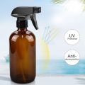 250/500ml Refillable Empty Brown Glass Spray Bottles Container with Triggers Caps for Cleaning Solutions Essential Oils Lotions. 