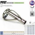 Fuji F-PFST guide tip polished silver-white sic ring. 