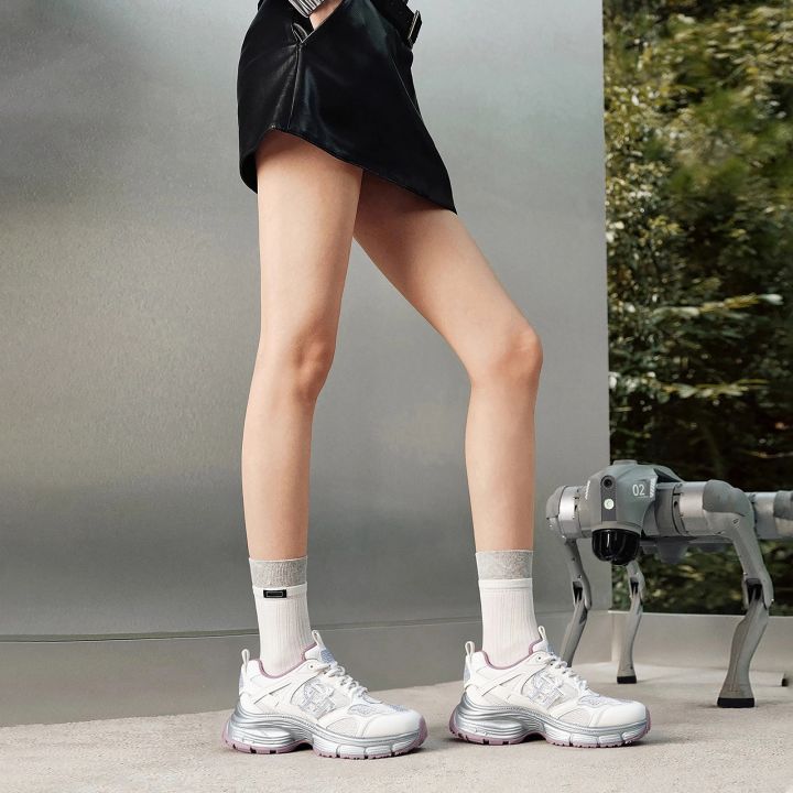 C-H%20Women's%20Shoes%20White%20%20Brand%20%20New%20Silver%20Lace%20Mesh%20Shoes%20Simple%20and%20Comfortable%20Outdoor%20For%20Girls%20Students%20-%20Image%205