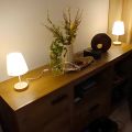 Solid Wood Cloth Nordic Decorative Table Bedroom Bedside Lamp Simple Creative Remote Control Small Night Light Energy Saving Led. 