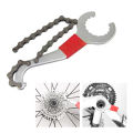 9pcs Bicycle Repair Tool Kit Cassette Remover Wrench Chain Breaker Crank Puller Extractor Spoke Bottom Bracket Freewheel Tool. 