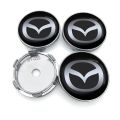 4pcs 60mm Auto Wheel Center Hub Tyre Vehicles Caps Cover Rim Sticker Badge For Mazda 3 6 Atenza Axela Demio CX3 CX5 MP MS RX8 MS. 