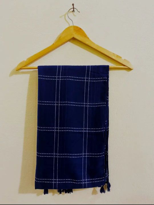 Ladies Stoles Trendy staller for women, Khaddi check Hijab Scarf fashion dupattas