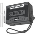 Cassette Tape Case for Airpods Pro 3 New Silicone Headphone Case Cover For Airpods Pro 3 Earbuds Case with Keychain&Cleaning Kit.