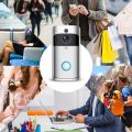 720P Tuya Doorbell Camera WiFi Smart Home Video Door Bell Wireless 2-Way Audio PIR Motion Detection Security Home Doorbell. 