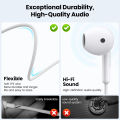 TOPK Earphone In-Ear Volume Control with Microphone 3.5mm Jack Universal for iPhone Android. 