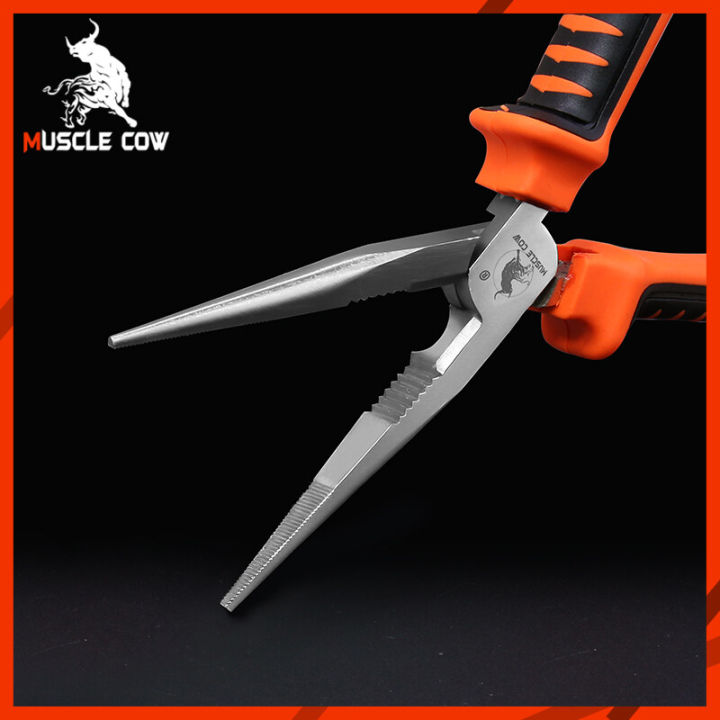 Muscle%20cow%20mechanic%20pliers%20lizard%20nose%20pliers%208%20inch%20combination%20pliers%20alligator%20nose%20pliers%20wire%20cutting%20cream%20lizard%20nose%20cream%20pointed%20mouth%20-%20Image%203