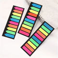200 Tabs/Sheet Fluorescent Index Stickers, Transparent Bookmark Notes Tabs, Writable Page Marking Flags. 