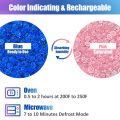Orange & Blue Indicating Silica Gel Desiccant Beads 3-5mm Reusable Bulk Dehumidifier for 3D Printer, Electronics, Camera,Jewelry.