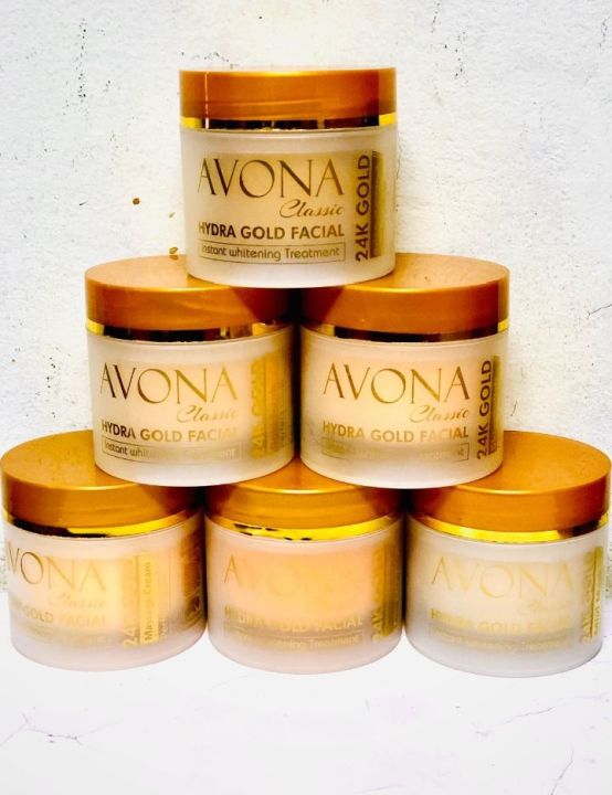 AVONA 24K Gold Hydra Facial kit Set-300ml each