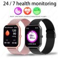 2025 New For Women Bluetooth Call Smart Watch Women Men Heart Rate Blood Oxygen Voice Assistant 100+Sports Ladies Smartwatch.