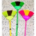 Dust Cleaning Broom with Extendable Rod, Long Reach Cobweb Duster | Ceiling Fan Duster for Outdoor Indoor Cleaning Poly Fiber jaala Cobweb Fiber Cleaning Broom | Long Stick Dust Mop, Home Cleaning Plastic Broom in Multicolor. 