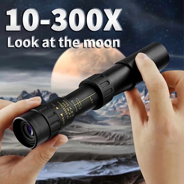 10-300x40 Zoom  HD Portable Strong Binoculars Long Range Professional Monocular Low Night Vision For Hunting