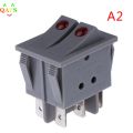 RK1-23 Oil Heater Switch ON/OFF  Rocker Switch 250V/16A With Double Buttons 1Pcs. 
