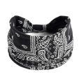 Wide Printed Bandanas Hairbands Boho Knot Turbans Yoga Elastic Head Wrap Women Headband Headwear Fashion Hair Band Accessories. 