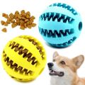 Natural  Pet Dog Toys Dog Chew Toys Tooth Cleaning Treat Ball Extra-tough Interactive Elasticity Ball5cm for Pet Products. 