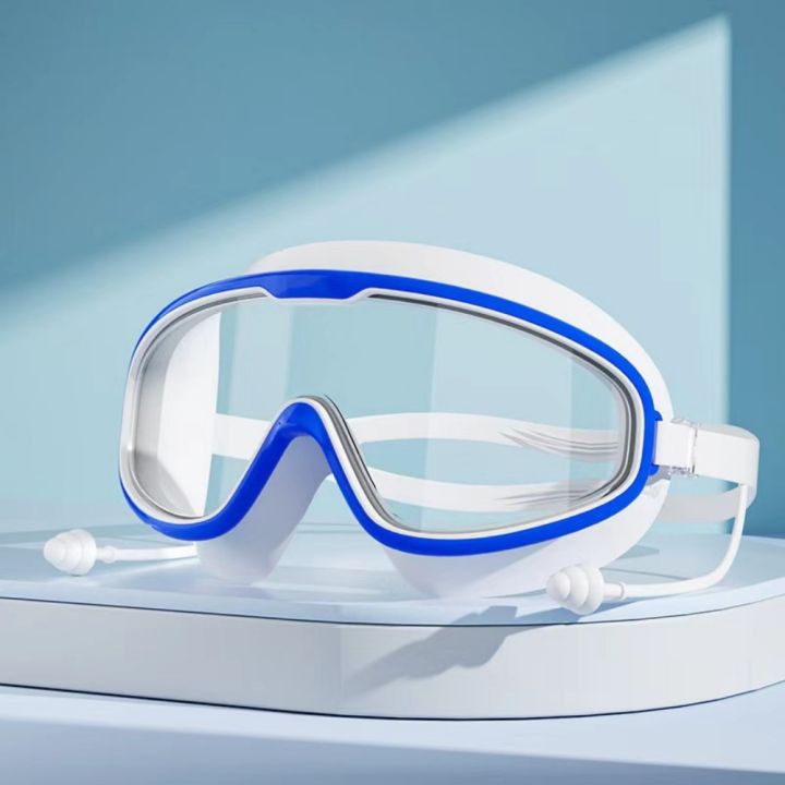Outdoor Swim Goggles Large Frame Waterproof AntiFog UV Protection