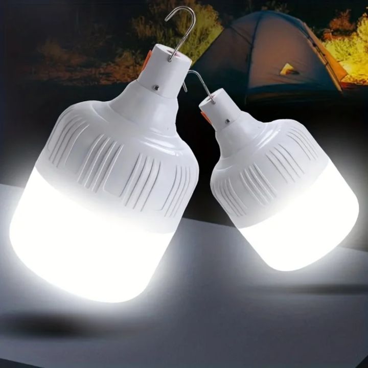 2Pcs%20Portable%20Rechargeable%20LED%20Street%20Camping%20Light%20Dimmable%20Tent%20Lantern%20USB%20Charging%20Emergency%20Multifunctional%20LED%20Lamp%20-%20Image%202