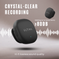(New Launch) Ultima Clear Mic with AI Noise Cancellation | 3 Recording Modes| 50 Meter Barrier Free Recording | Type C or Lightning Receiver | 360° Omnidirectional Recording | 7 Hrs Transmitter Usage Time | Multi Function Button To Change Modes. 