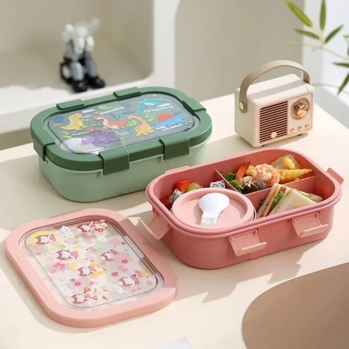 1000/1350ml%20Cartoon%20Lunch%20Box%20with%20Soup%20Bowl%20Bento%20Box%20Buckle%20Design%20Sealed%20and%20Leak-proof%20Portable%20Food%20Storage%20Container%20-%20Image%202